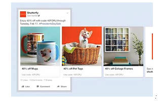 Facebook周二推出产品展示广告服务，直面挑战谷歌广告霸主地位